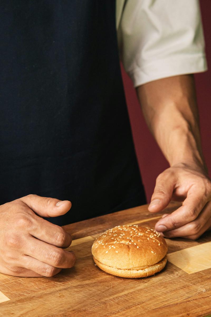burger preparation
