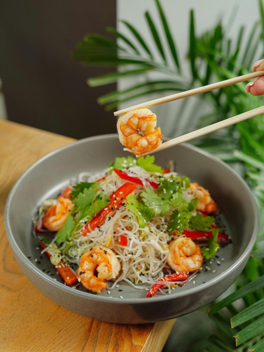 cooking shrimp