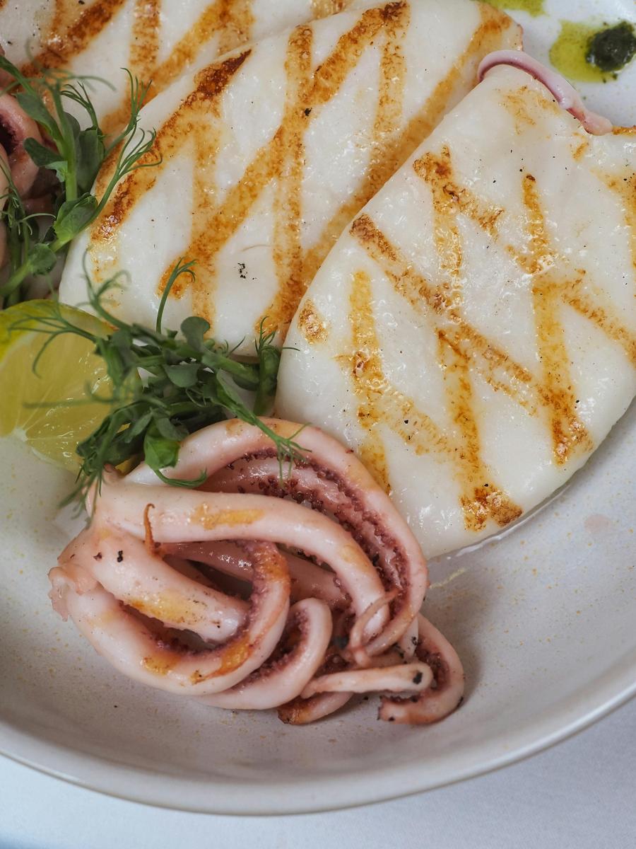 grilled calamari