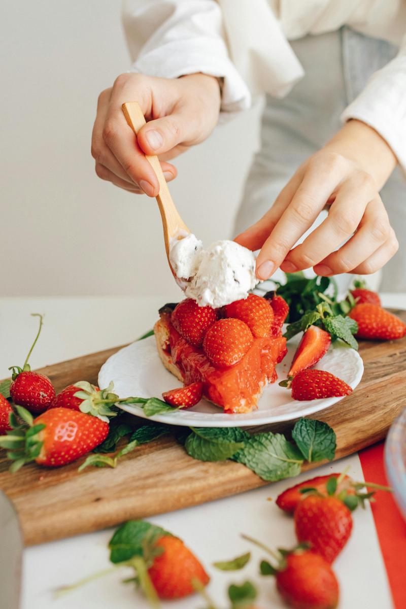 strawberry topping