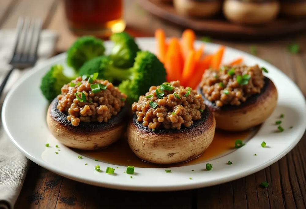 stuffed mushrooms