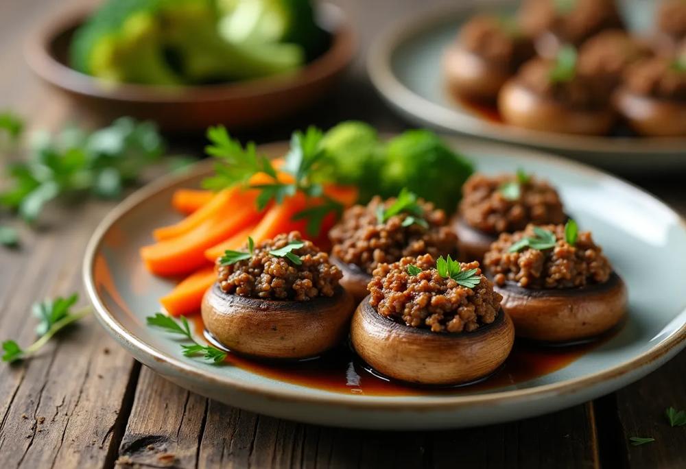 stuffed mushrooms